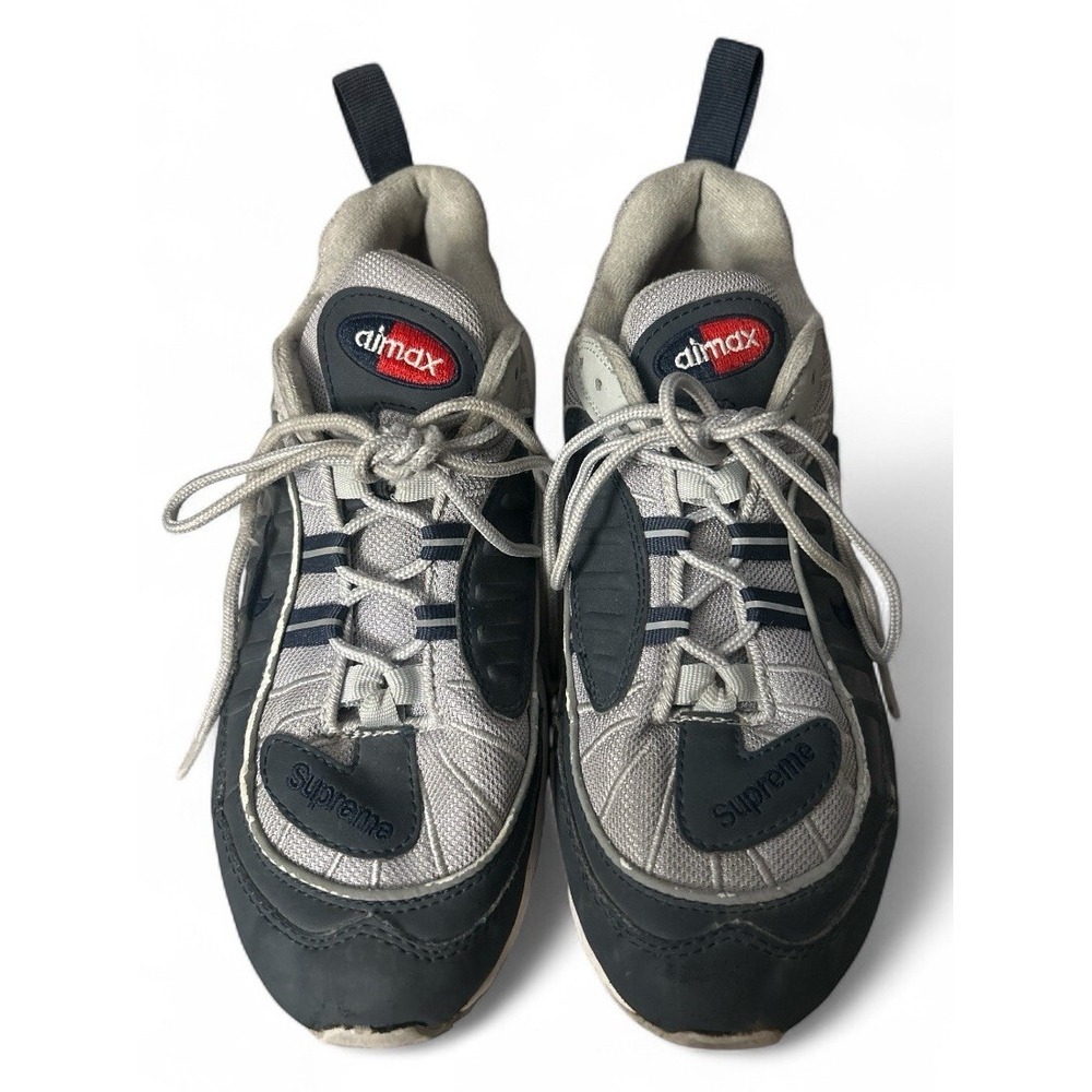 Supreme x Nike Air Max 98 Obsidian 844694-400 World Famous Sz 7 US 2018 - Picture 5 of 10